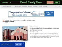 Tablet Screenshot of carrollcountytimes.com